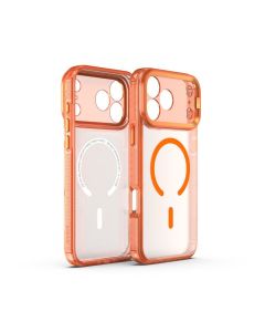X-ONE Dropguard 2S compatible with MagSafe for iPhone 17 Pro Max orange frost matte