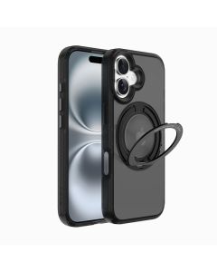 X-ONE Dropguard 2S (stand edition) compatible with MagSafe for iPhone 17 black frost matte