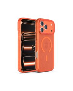 X-ONE Dropguard 3S Shock Dominator compatible with MagSafe for iPhone 17 Pro orange