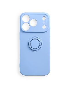 Case for iPhone 17 Pro / 18 Pro Silicone Ring light blue