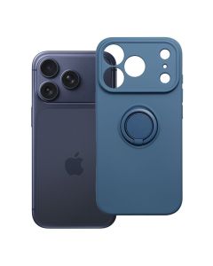 Case for iPhone 17 Pro / 18 Pro Silicone Ring dark blue