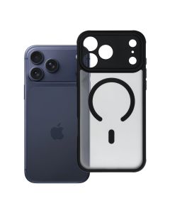 Case for iPhone 17 Pro Max / 18 Pro Max Full Matte Mag Cover compatible with MagSafe black