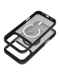 Case for iPhone 17 Pro Max / 18 Pro Max Forcell F-Protect Smoke Hybrid Premium compatible with MagSafe black