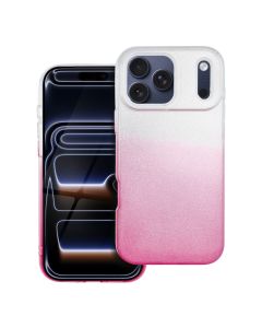 Case for iPhone 17 Pro Max / 18 Pro Max Shining transparentny pink