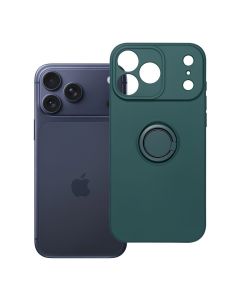Case for iPhone 17 Pro Max / 18 Pro Max Silicone Ring green