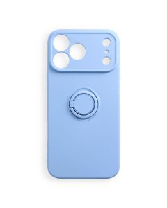 Case for iPhone 17 Pro Max / 18 Pro Max Silicone Ring light blue