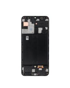 FIXCELL lcd display for SAMSUNG A50 AMOLED with frame black (change glass)