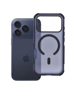 Case for iPhone 18 Pro / 17 Pro Forcell F-Protect BumperX Premium compatible with MagSafe navy blue