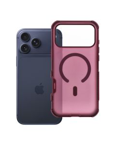 Case for iPhone 18 Pro Max / 17 Pro Max Forcell F-Protect BumperX Premium compatible with MagSafe dark cherry