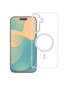 Case for Samsung S25 FE / S26 FE Frame Clear Hybrid Mag Cover compatible with MagSafe transparent