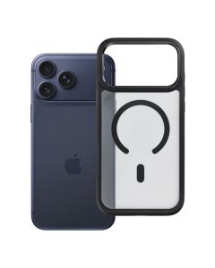 Case for iPhone 18 Pro Max / 17 Pro Max Forcell F-Protect Smoke Hybrid Premium Lite compatible with MagSafe black