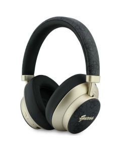 Wireless headphones Guess ENC 4G Gold Script Metal black