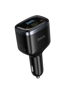 Car charger Hoco USB A + 2xUSB C PD QC3.0 93W Z70 black