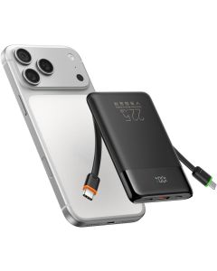 Wirelles charger Qi2.2 25W Apple 3-in-1 included 90cm retractable cable