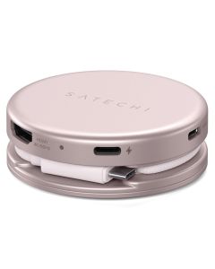 Adapter HUB 5in1 USB C Satechi OntheGo STPOTG5P blush
