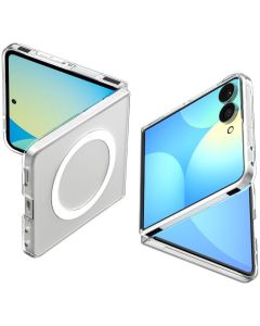 SPIGEN case compatible with MagSafe SAMSUNG GALAXY Z FLIP 8 clear/white