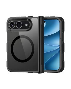 DUX DUCIS case AIMO MAG (Hinge Protection) compatible with MagSafe for iPhone Duo black