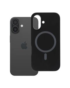 Case for iPhone 16 Forcell F-Protect Elan Premium compatible with MagSafe black