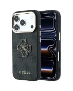 GUESS case for IPHONE 18 Pro Max / 17 Pro Max GUE005482 (PU FW Resin Logo) black