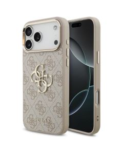 GUESS case for IPHONE 18 Pro Max / 17 Pro max GUE005593 (PU W/ Big 4G Classic Logo) rose gold