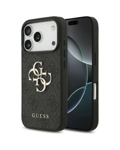 GUESS case for IPHONE 18 Pro / 17 Pro GUE005603 (4G PU Big Logo) black