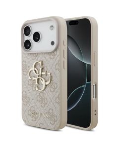 GUESS case for IPHONE 18 Pro / 17 Pro GUE005597 (4G PU Big Logo) pink