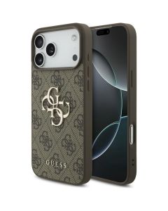 GUESS case for IPHONE 18 Pro Max / 17 Pro Max GUE005598 (4G PU Big Logo) brown