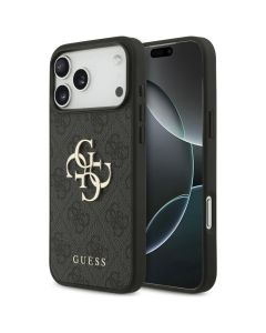 GUESS case for IPHONE 18 Pro Max / 17 Pro Max GUE005524 (4G PU Big Logo) black
