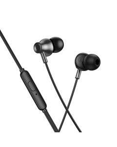 Wired earphones with microphone Jack 3 5 mm Hoco M119 black