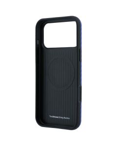 BMW case for IPHONE 18 Pro Max/17 Pro Max compatible with MagSafe (Carbon Metal Logo) blue 