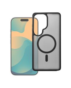 Case for Xiaomi Redmi Note 17 4G / 5G Forcell F-Protect Smoke Hybrid Premium Lite compatible with MagSafe black