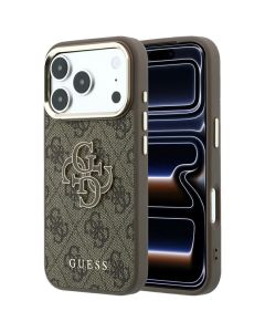 Case for IPHONE 18 Pro Max/17 Pro Max (Big Resin Logo 4G) brown