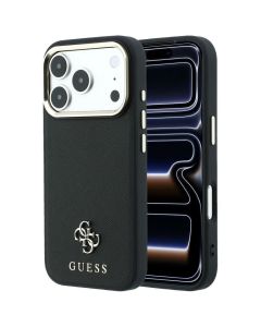 Case for IPHONE 18 Pro Max/17 Pro Max compatible with MagSafe (Saffiano Small 4G & Classic Logo) back