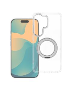 Case for Xiaomi Redmi 17C 5G Frame Circle Stand compatible with MagSafe transparent