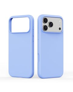 DUX DUCIS case PIEL LIQUID SILICONE compatible with MagSafe for iPhone 18 Pro/17 Pro light blue