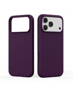 DUX DUCIS case PIEL LIQUID SILICONE compatible with MagSafe for iPhone 18 Pro/17 Pro burgundy