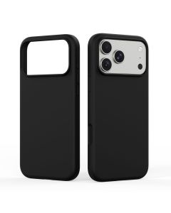 DUX DUCIS case PIEL LIQUID SILICONE compatible with MagSafe for iPhone 18 Pro Max/17 Pro Max black