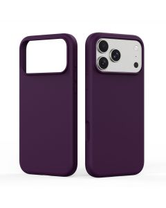 DUX DUCIS case PIEL LIQUID SILICONE compatible with MagSafe for iPhone 18 Pro Max/17 Pro max burgundy