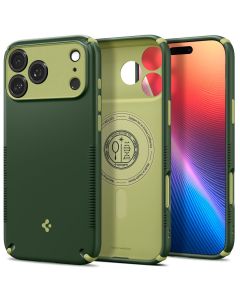 SPIGEN case NANO POP HYBRID compatible with MagSafe for IPHONE 18 Pro / 17 Pro avo green