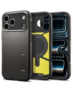 SPIGEN case TOUGH ARMOR T compatible with MagSafe for IPHONE 18 Pro Max / 17 Pro Max gunmetal