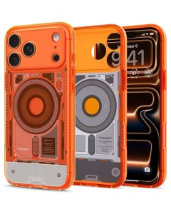 SPIGEN case ULTRA HYBRID compatible with MagSafe for IPHONE 17 Pro/18 Pro c-one tangerine