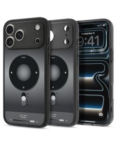 SPIGEN case ULTRA HYBRID compatible with MagSafe for IPHONE 17 Pro/18 Pro classic black