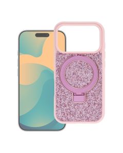 Case for iPhone 11 Quartz Circle Stand Mag Cover pink