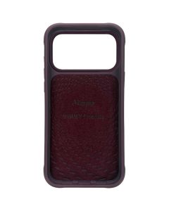 NIMMY case BIG EYED LYING CREAM CAT compatible with MagSafe for IPHONE 18 Pro Max/17 Pro Max purple