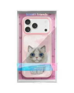 NIMMY case BIG EYED RAGDOLL for IPHONE 18 Pro/17 Pro pink
