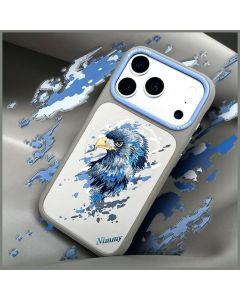 NIMMY case EAGLE compatible with MagSafe for IPHONE 18 Pro/17 Pro grey