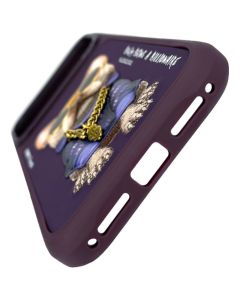 NIMMY case GLASSES COOL DOG for IPHONE 18 Pro Max/17 Pro Max purple