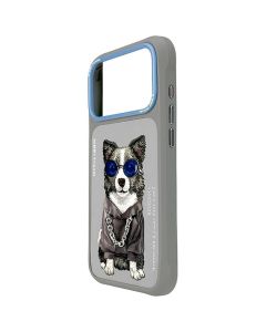 NIMMY case GLASSES COOL DOG for IPHONE 18 Pro/17 Pro grey