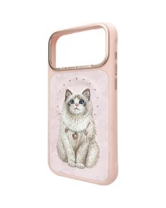 NIMMY case LUCKY FASHION CAT compatible with MagSafe for IPHONE 18 Pro/17 Pro pink