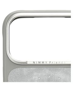 NIMMY case LUCKY FASHION CAT compatible with MagSafe for IPHONE 18 Pro/17 Pro grey